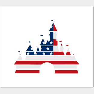 Patriotic Castle Posters and Art